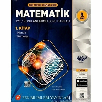 2021 9. Sınıf Dört Dörtlük Kitaplar Serisi Matematik Tyt Konu Anlatımlı Soru Bankası (3 Kitap Set) Nevzat Kaya