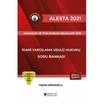 2021 Alesta Idari Yargılama Usulü Hukuku Soru Bankası Yaşar Mirzaoğlu