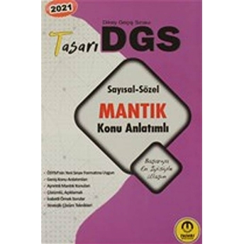 2021 Dgs Sayısal-Sözel Mantık Konu Anlatımlı Kolektif