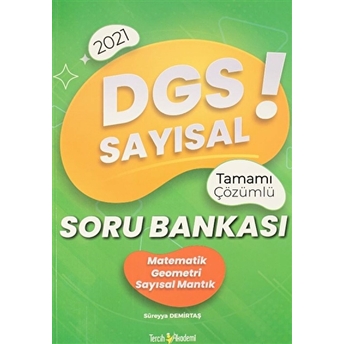 2021 Dgs Sayısal Tamamı Çözümlü Soru Bankası Süreyya Demirtaş