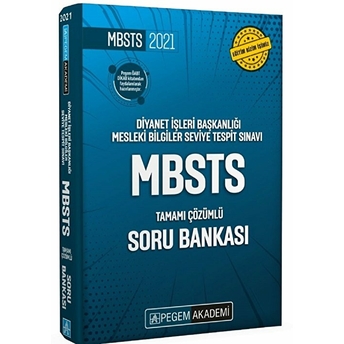 2021 Diyanet Işleri Başkanlığı Mesleki Bilgiler Seviye Tespit Sınavı - Mbsts Tamamı Çözümlü Soru Bankası Kolektif