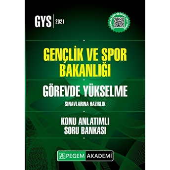 2021 Gys Gençlik Ve Spor Bakanlığı Görevde Yükselme Sınavlarına Hazırlık Konu Anlatımlı Soru Bankası Kolektif