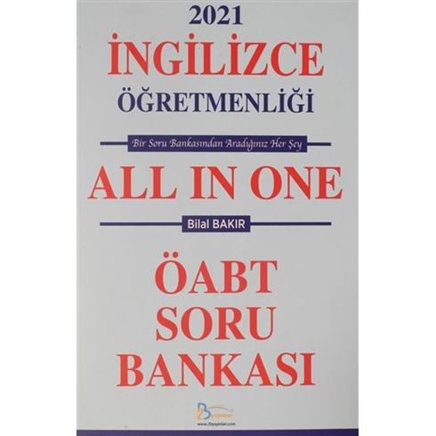 2021 Ingilizce Öğretmenliği All In One Öabt Soru Bankası Bilal Bakır