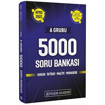 2021 Kpss A Grubu 5000 Soru Bankası Kolektif