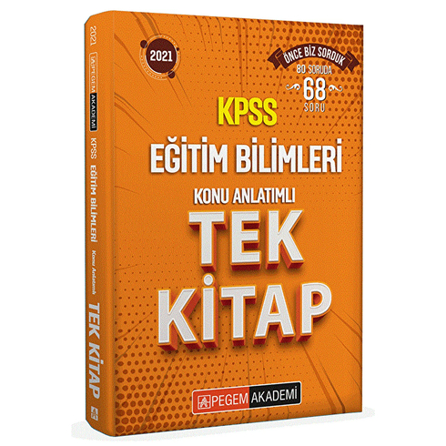 2021 Kpss Eğitim Bilimleri Konu Anlatımlı Tek Kitap Kolektif