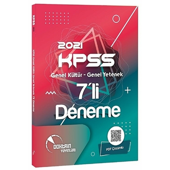 2021 Kpss Genel Kültür-Genel Yetenek 7'Li Deneme - Pdf Çözümlü Kolektif