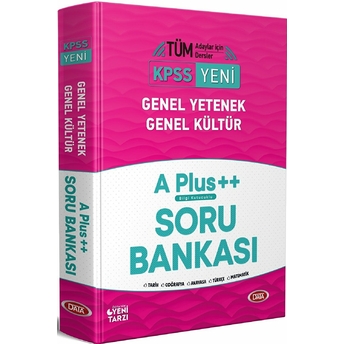 2021 Kpss Genel Yetenek Genel Kültür A Plus Soru Bankası Kolektif