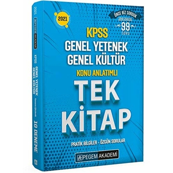 2021 Kpss Genel Yetenek Genel Kültür Konu Anlatımlı Tek Kitap Kolektif