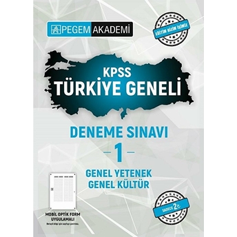 2021 Kpss Genel Yetenek Genel Kültür Türkiye Geneli Deneme - 1 Kolektif