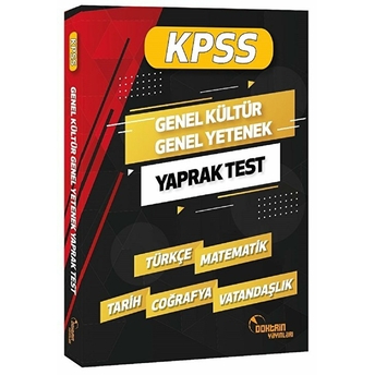 2021 Kpss Genel Yetenek Genel Kültür Yaprak Test Kolektif