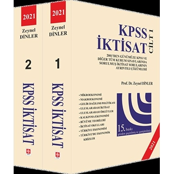 2021 Kpss Iktisat (2 Cilt Takım) Zeynel Dinler