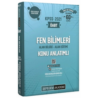 2021 Kpss Öabt Fen Bilimleri Video Destekli Konu Anlatımlı Modüler Set (4 Kitap Takım) Kolektif