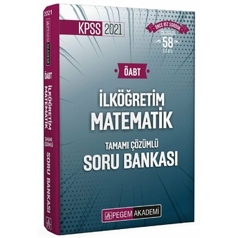 2021 Kpss Öabt Ilköğretim Matematik Tamamı Çözümlü Soru Bankası Kolektif