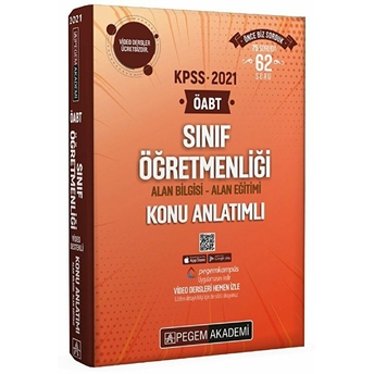 2021 Kpss Öabt Sınıf Öğretmenliği Alan Bilgisi Alan Eğitimi Video Destekli Konu Anlatımlı Modüler Set (7 Kitap Takım) Kolektif