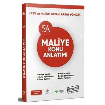 2021 Kpss Ve Kurum Sınavları 5A Maliye Konu Anlatımı 1. Baskı Komisyon