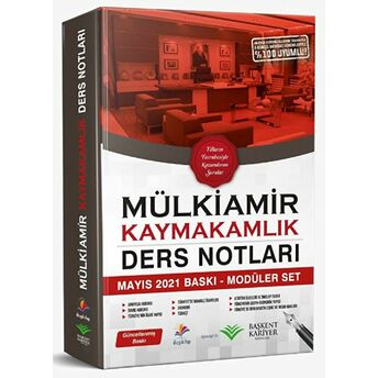 2021 Mülkiamir Kaymakamlık Ders Notları - Modüler Set Kolektif