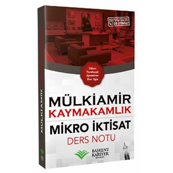 2021 Mülkiamir Kaymakamlık Mikro Iktisat Ders Notu Kolektif