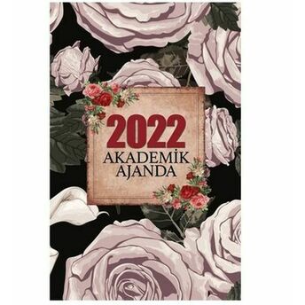 2022 Akademik Ajanda Kara Gül