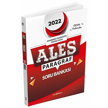 2022 Ales Paragraf Soru Bankası Kolektif