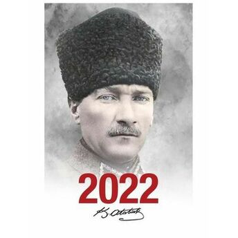 2022 Atatürk Ajandası Komutan - Beyaz