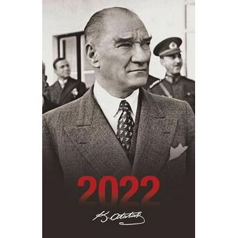 2022 Atatürk Ajandası Sivil - Siyah