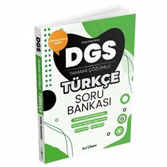 2022 Dgs Türkçe Tamamı Çözümlü Soru Bankası Kolektif