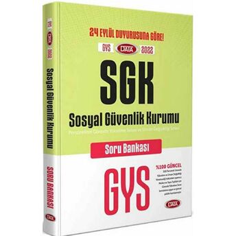 2022 Gys Sosyal Güvenlik Kurumu Sgk Soru Bankası Kolektif