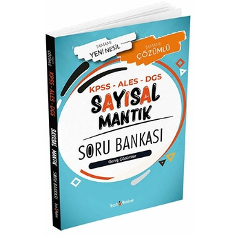 2022 Kpss - Ales - Dgs Sayısal Mantık Tamamı Çözümlü Soru Bankası Kolektif