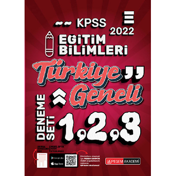 2022 Kpss Eğitim Bilimleri 1-2-3 (3'Lü Deneme) Kolektif