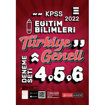 2022 Kpss Eğitim Bilimleri 4-5-6 (3'Lü Deneme) Kolektif