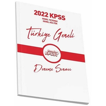 2022 Kpss Genel Yetenek Genel Kültür Türkiye Geneli Deneme Sınavı Kolektif