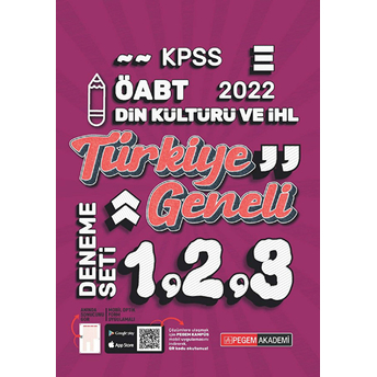 2022 Kpss Öabt Din Kültürü Ve Ahlak Bilgisi 1-2-3 (3'Lü Deneme) Kolektif