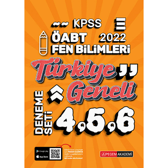 2022 Kpss Öabt Fen Bilimleri 4-5-6 (3'Lü Deneme) Kolektif