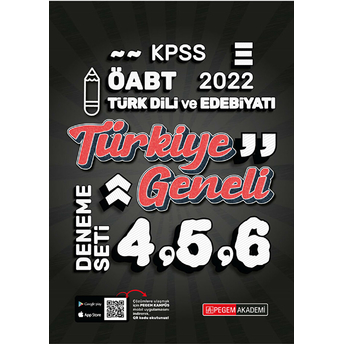 2022 Kpss Öabt Türk Dili Ve Edebiyatı 4-5-6 (3'Lü Deneme) Kolektif