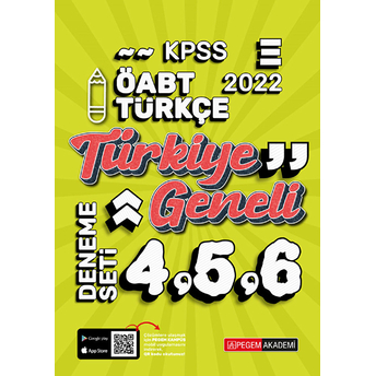 2022 Kpss Öabt Türkçe 4-5-6 (3'Lü Deneme) Kolektif