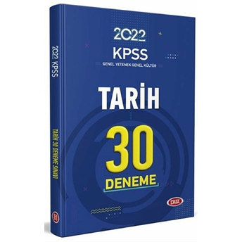 2022 Kpss Tarih 30 Deneme Sınavı Kolektif