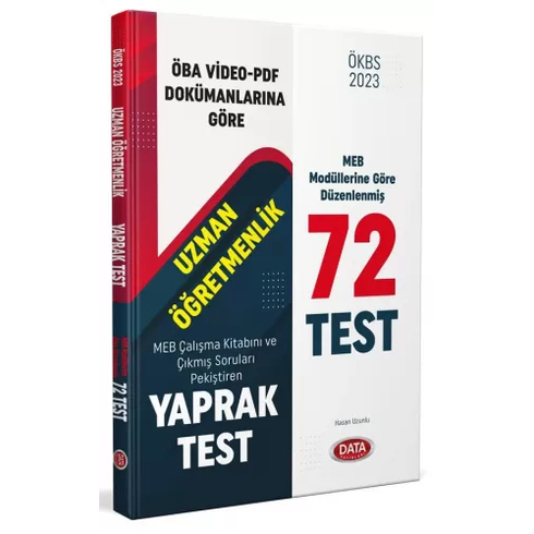 2022 Uzman Öğretmen Yaprak Test