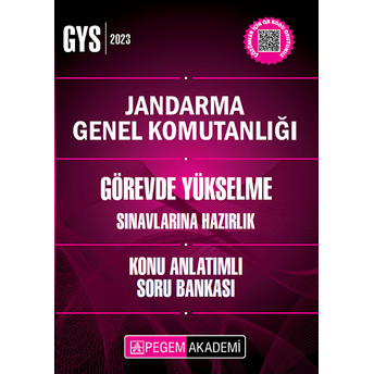 2023 Jandarma Genel Komutanlığı Gys Konu Anlatımlı Soru Bankası Kolektif