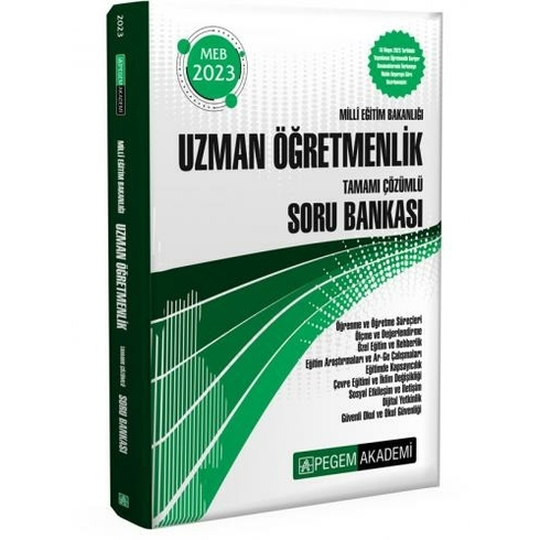 2023 Milli Eğitim Bakanlığı Uzman Öğretmenlik Soru Bankası