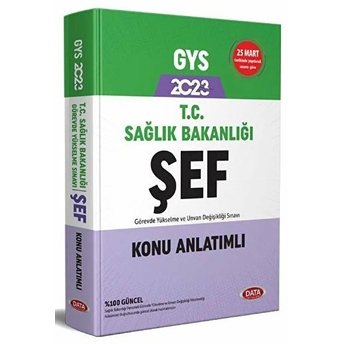 2023 T.c. Sağlık Bakanlığı Gys Şef Konu Anlatımlı Kolektif