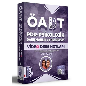 2024 Öabt Pdr - Psikolojik Danışmanlık Ve Rehberlik Video Ders Notları Benim Hocam Yayınları Ayşegül Aldemir