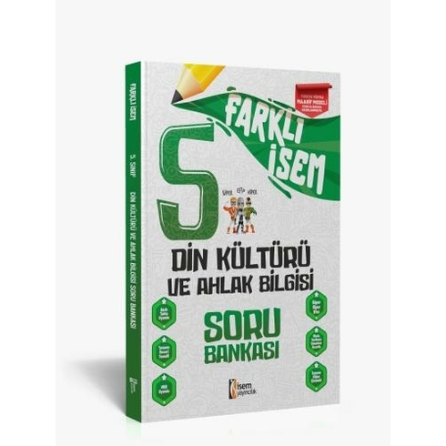 2025 Farklı Isem 5.Sınıf Din Kültürü Ve Ahlak Bilgisi Soru Bankası Komisyon