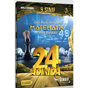 24 Adımda 9. Sınıf Özel Konu Anlatımlı Matematik Soru Bankası Kolektif