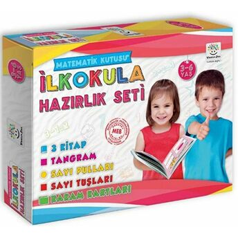 3-6 Yaş Ilkokula Hazırlık Seti (Toplama Çıkarma Işlem Becerisi, Geometrik Şekiller, Ritmik Sayma, Problem Çözme, Düşünme Becerileri) Kolektif