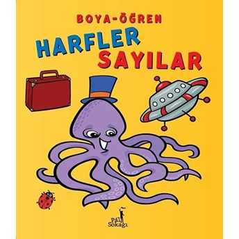 3- Boya-Öğren Harfler Sayılar (21-24Cm) 60 Sayfa Kolektif