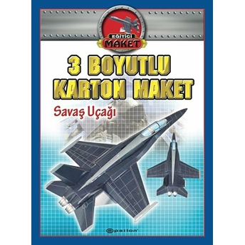 3 Boyutlu Karton Maket - Savaş Uçağı Kolektif