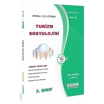 3. Sınıf 3. Yarıyıl Turizm Sosyolojisi Konu Anlatımlı Soru Bankası (Kod 359) Kolektif