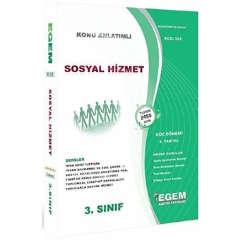 3. Sınıf 5. Yarıyıl Sosyal Hizmet Konu Anlatımlı Soru Bankası (Kod 323) Kolektif