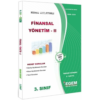 3. Sınıf 6. Yarıyıl Konu Anlatımlı Finansal Yönetim 2 - Kod 3351 Kolektif