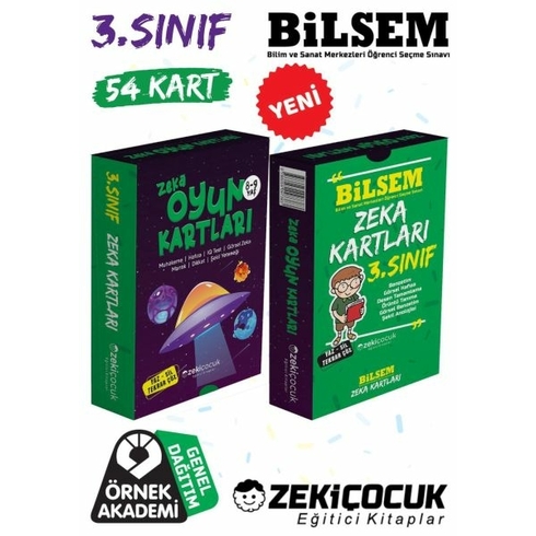 3.Sınıf Bilsem Zeka Kartları Kolektif